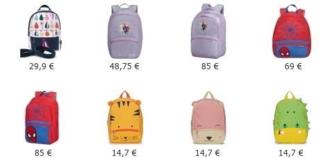 103 Παιδικές Πλάτης έχουμε στο tsantes.gr