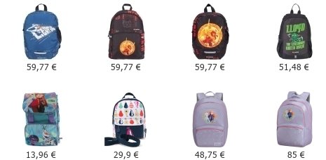 97 Παιδικές Πλάτης έχουμε στο tsantes.gr