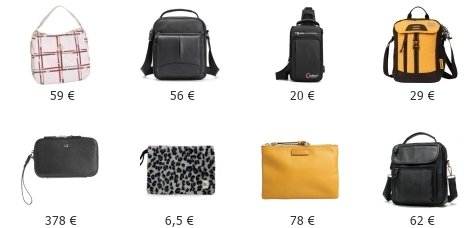 297 Τσαντάκια Χειρός έχουμε στο tsantes.gr