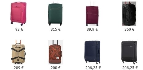 258 Υφασμάτινες Βαλίτσες έχουμε στο tsantes.gr