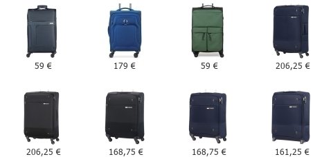 403 Υφασμάτινες Βαλίτσες έχουμε στο tsantes.gr