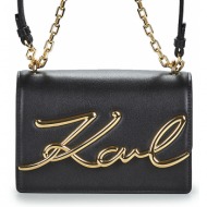 τσάντες ώμου karl lagerfeld k/signature sm shoulderbag