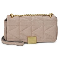 τσάντες ώμου karl lagerfeld k/kuilt sp sm crossbody nubuck