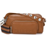τσάντες ώμου desigual bag half logo fw24 prades cont
