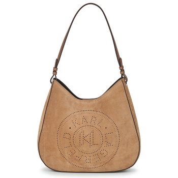 τσάντες ώμου karl lagerfeld k/circle hobo bag perforated