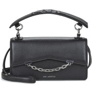 τσάντες ώμου karl lagerfeld k/seven grainy crossbody