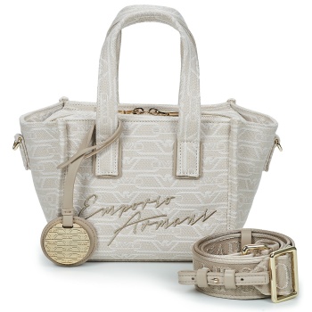 shopping bag emporio armani tote m canvas jaquard monogram σε προσφορά