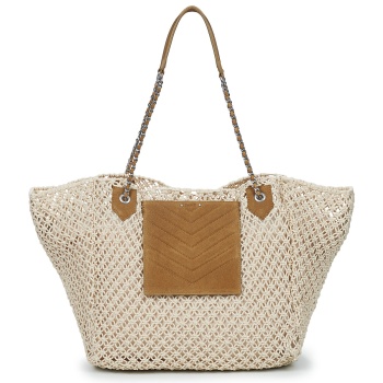 τσάντες χειρός ikks 1440 cabas xl crochet suede