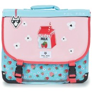 σάκα pol fox cartable strawberry 38 cm