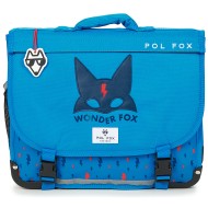 σάκα pol fox cartable wonder fox blue 38 cm