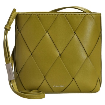 τσάντα calvin klein jeans woven square embossed logo