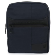 τσάντα piquadro blu borsello in pelle