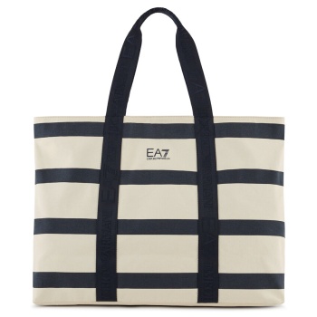 τσάντα ea7 emporio armani striped shopping bag women