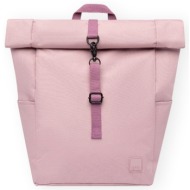 σακίδιο πλάτης lefrik roll mini backpack - stripes mauve