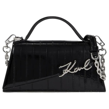 τσάντα karl lagerfeld k signature slim cb eel st σε προσφορά