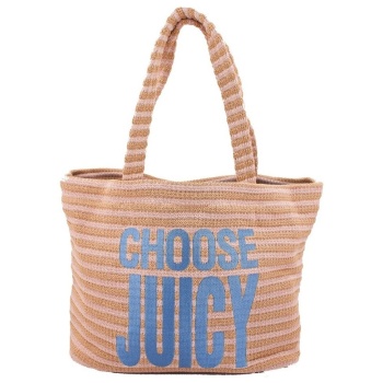 τσάντα juicy couture jl5 nora straw large σε προσφορά