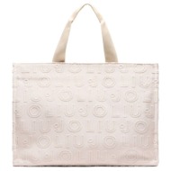 τσάντα liu jo l tote jacquard plain