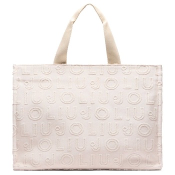 τσάντα liu jo l tote jacquard plain σε προσφορά
