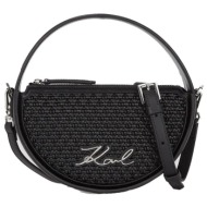 τσάντα karl lagerfeld k signature sp round woven