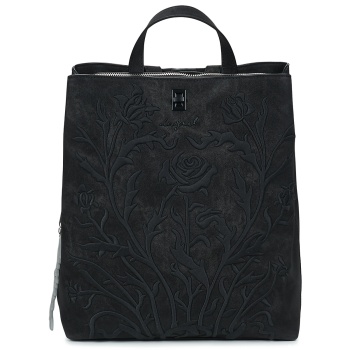 σακίδιο πλάτης desigual backpack romeo floral total black