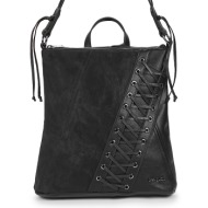 σακίδιο πλάτης desigual backpack black patch tango pretoria mini