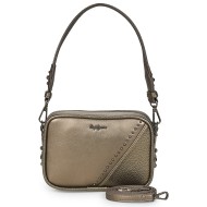 τσάντες ώμου pepe jeans keyra metallic