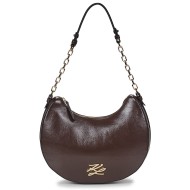 τσάντες ώμου karl lagerfeld k/autograph moonbag naplak |