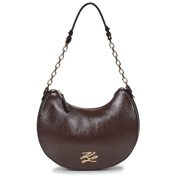 τσάντες ώμου karl lagerfeld k/autograph moonbag naplak |