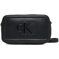 τσάντα calvin klein jeans bold ck camera bag lv04f3220g |