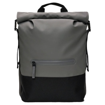 σακίδιο πλάτης rains grey trail rolltop |
