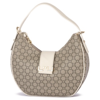 τσάντα nerogiardini nero giardini 407 gorgona beige |