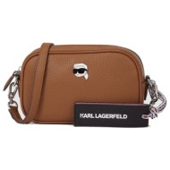 τσάντες ώμου karl lagerfeld ikon pebble slim camera ba |