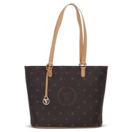 τσάντες ώμου valleverde marrone |