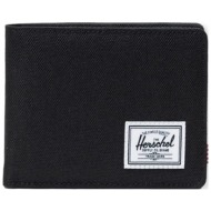 πορτοφόλι herschel roy + coin eco wallet - black |