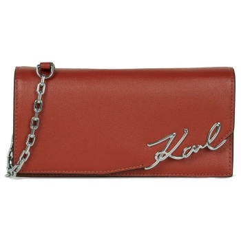 τσάντες ώμου karl lagerfeld k signature cont cb wallet | σε προσφορά