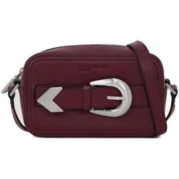 τσάντες ώμου karl lagerfeld klj western camera bag a4w30144 σε προσφορά