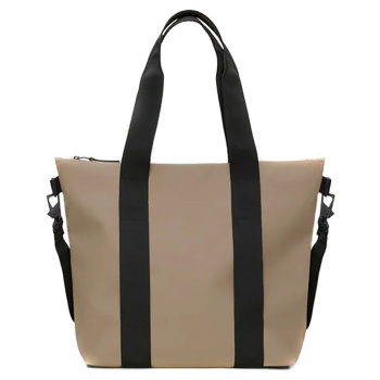 τσάντες ώμου rains beige tote bag |