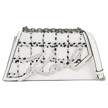 τσάντες ώμου karl lagerfeld k signature 2 0 boucle sb db | σε προσφορά