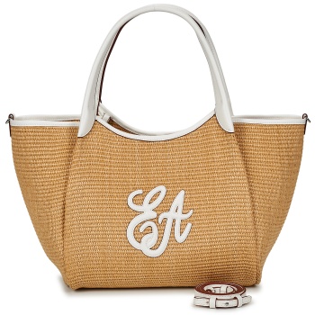 τσάντες ώμου emporio armani shopping straw m