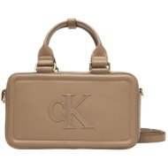 τσάντες ώμου calvin klein jeans bold ck bauletto crossbody lv04f3411g |