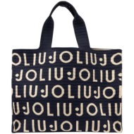τσάντες χειρός liu jo l tote knitted logo 2a6026 m0300 |
