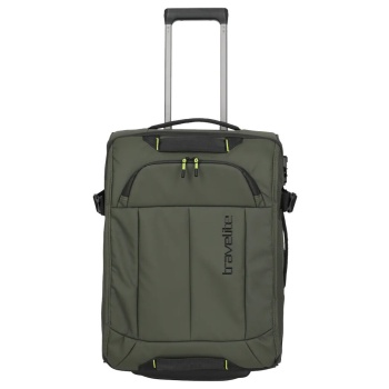 βαλίτσα με ροδάκια travelite khaki briize small |