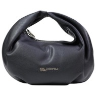 τσάντες χειρός karl lagerfeld klj metal logo small hobo b1w30242 |