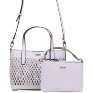 τσάντα guess letty 2 in 1 mini tote hwpg99 11750 |