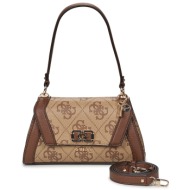 τσάντες ώμου guess karnilla logo flap shldr bag