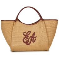 τσάντες ώμου emporio armani shopping straw l