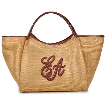 τσάντες ώμου emporio armani shopping straw l