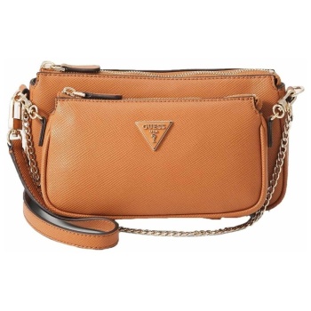 τσάντες ώμου guess noelle ii dbl pouch cr | σε προσφορά