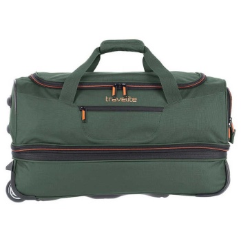 βαλίτσα με ροδάκια travelite basic duffel melange nero |