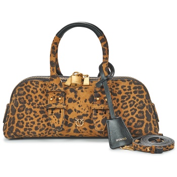 τσάντες χειρός pinko bowling bag baguette suede